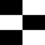 Drapeau Marche frontière de Posnanie-Prusse-Occidentale (province prussienne) carré
