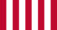 Drapeau Sons of Liberty (USA v. 1765, 9 bandes) rectangulaire