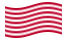 Drapeau Sons of Liberty (USA v. 1765, 13 bandes) flottant