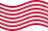 Drapeau Sons of Liberty (USA v. 1765, 13 bandes) flottant statique