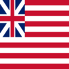Drapeau Grand Union (USA 1775-1777) carré