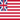 Drapeau Grand Union (USA 1775-1777) carré