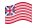 Drapeau Grand Union (USA 1775-1777) flottant