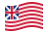 Drapeau Grand Union (USA 1775-1777) flottant