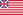 Drapeau Grand Union (USA 1775-1777) rectangulaire