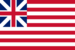 Drapeau Grand Union (USA 1775-1777) rectangulaire