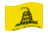 Drapeau Gadsden (USA v. 1775) flottant