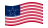 Drapeau Great Star (USA 1818-1819) flottant