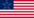 Drapeau Great Star (USA 1818-1819) rectangulaire