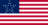 Drapeau Great Star (USA 1818-1819) rectangulaire