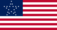 Drapeau Great Star (USA 1818-1819) rectangulaire