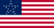 Drapeau Great Star (USA 1818-1819) rectangulaire