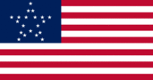 Drapeau Great Star (USA 1818-1819) rectangulaire