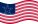 Drapeau Great Star (USA 1818-1819) flottant statique