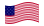 Drapeau Star-Spangled Banner (USA 1795-1818) flottant