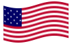 Drapeau animé Star-Spangled Banner (USA 1795-1818)