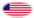 Drapeau Star-Spangled Banner (USA 1795-1818) en vignette ovale