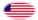 Drapeau Star-Spangled Banner (USA 1795-1818) en vignette ovale