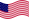 Drapeau Star-Spangled Banner (USA 1795-1818) flottant statique