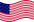 Drapeau Star-Spangled Banner (USA 1795-1818) flottant statique