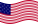 Drapeau Star-Spangled Banner (USA 1795-1818) flottant statique