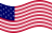 Drapeau Star-Spangled Banner (USA 1795-1818) flottant statique