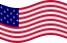Drapeau Star-Spangled Banner (USA 1795-1818) flottant statique