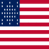 Drapeau Fort Sumter (USA 1861) carré