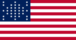 Drapeau Fort Sumter (USA 1861) rectangulaire