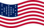 Drapeau Fort Sumter (USA 1861) flottant statique