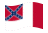 Drapeau Blood-Stained Banner (États confédérés 1865) flottant