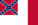 Drapeau Blood-Stained Banner (États confédérés 1865) rectangulaire