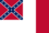 Drapeau Blood-Stained Banner (États confédérés 1865) rectangulaire