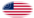 Drapeau États-Unis 37 étoiles (1867-1877) en vignette ovale