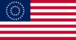 Drapeau États-Unis 37 étoiles (1867-1877) rectangulaire