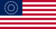 Graphiques de drapeau États-Unis 37 étoiles (1867-1877)