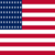 Drapeau États-Unis 48 étoiles (1912-1959) carré