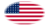 Drapeau États-Unis 48 étoiles (1912-1959) en vignette ovale