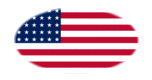Drapeau États-Unis 48 étoiles (1912-1959) en vignette ovale