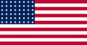 Drapeau États-Unis 48 étoiles (1912-1959) rectangulaire
