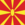 Drapeau Macédoine carré