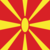 Drapeau Macédoine carré