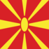 Drapeau Macédoine carré