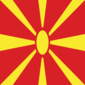 Drapeau Macédoine carré
