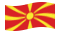 Drapeau Macédoine flottant