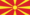 Drapeau Macédoine rectangulaire