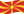 Drapeau Macédoine flottant statique