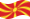 Drapeau Macédoine flottant statique