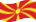 Drapeau Macédoine flottant statique