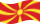 Drapeau Macédoine flottant statique